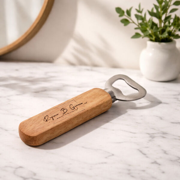 Wooden Handle Bottle Opener Thumbnail