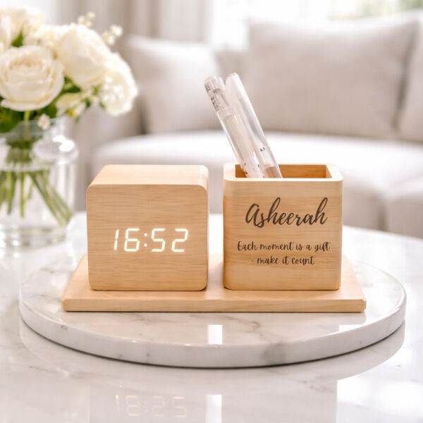 DIGITAL CLOCK W/ PEN HOLDER Thumbnail