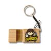 Mini Wooden Cell Phone Holder Keyring Thumbnail